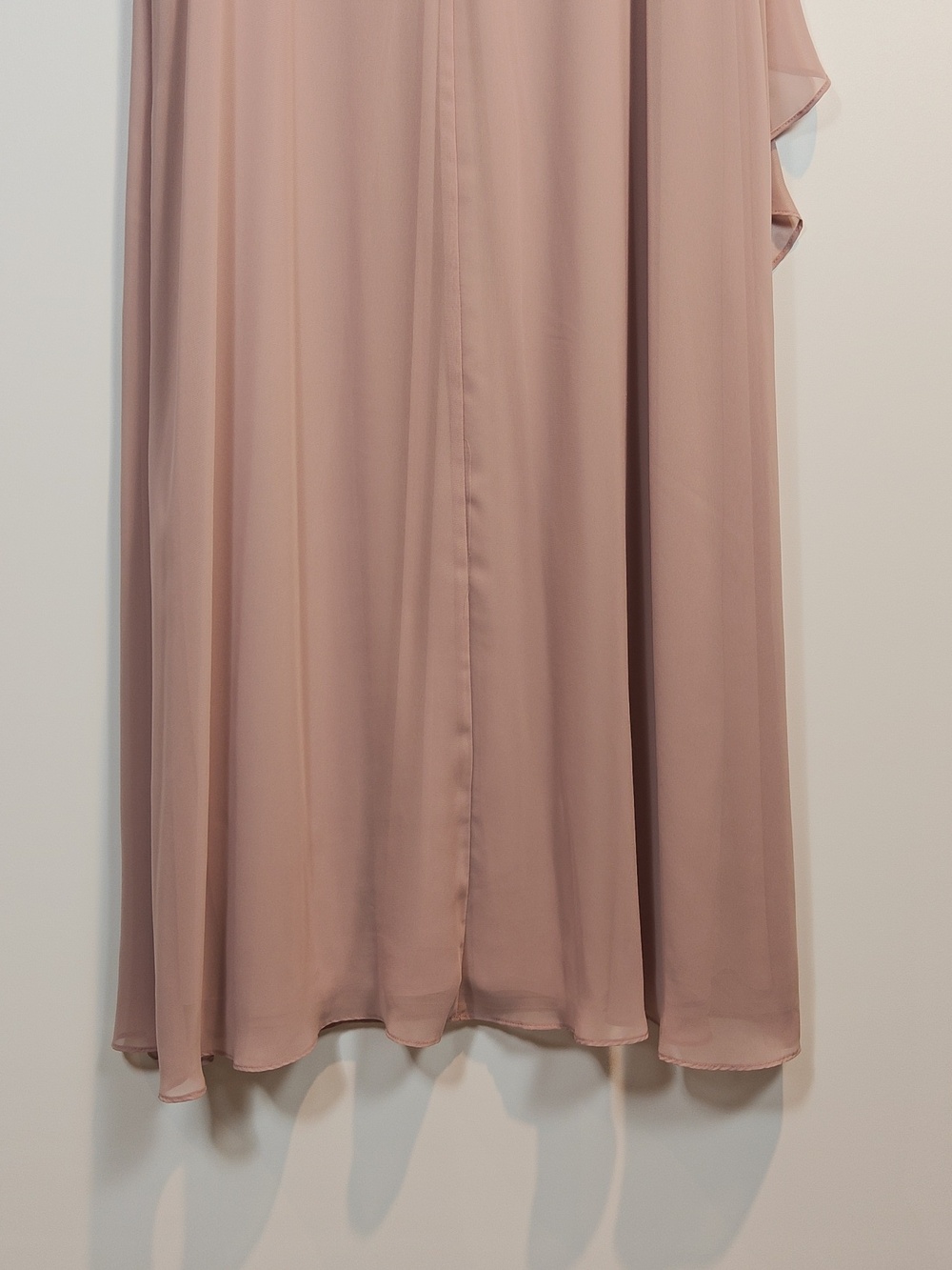 ALEX EVENINGS Womens Long Lace Top Dress with Empire Waist In Rose Size 6 - Picture 12 of 16